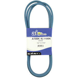 A-A108K Aramid Blue V-Belt (1/2" X 110" )