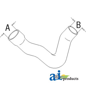A-3698937M1 Radiator Hose, Lower