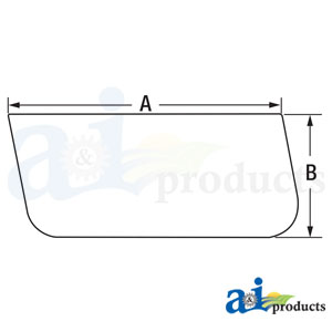 A-7261608 Glass, Side Lower