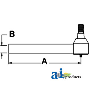 A-3764024M1 Tie Rod w/ Tube
