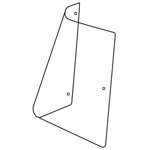 A-R201575 Glass, Rear Side (RH); Tinted