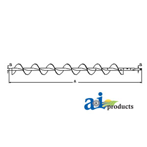 A-71365776 Auger, Front Cylinder Distribution