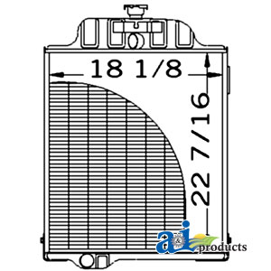 A-AT58449 Radiator