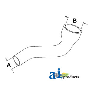 A-L58814 Radiator Hose, Upper