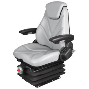 A-F20M7120 Seat, F20 Series, Mechanical Suspension, Gray Vinyl