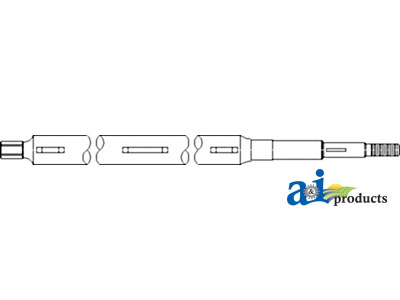 A-H203039 Shaft, Feeder House, Upper