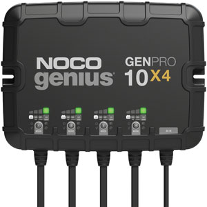 A-GENPRO10X4 NOCO Battery Charger; Onboard, 4-Bank 40A