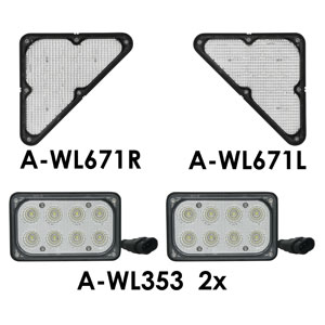 A-WL2050KT Light Kit, LED, 4 Lights