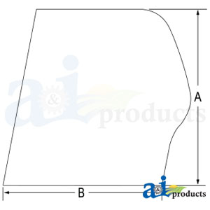 A-7266739 Glass, LH Rear Side, Fixed