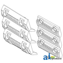 A-82797034 Kit; Rasp Bar, (LH Rotor)