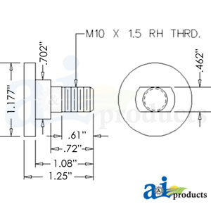 A-697552 Bolt Kit, Disc Mower Blade