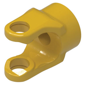 A-800-7024 Round Bore Implement Yoke (With Keyway & Set Screw)