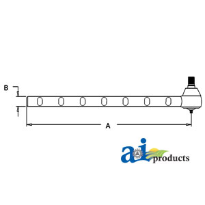 A-1044298M91 Tie Rod (LH)