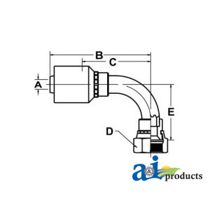 A-FJX90-10-10-W (HW-FJX90) JIC 37° SWIVEL