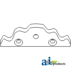 A-830443 Plate, Shift Detent w/ Rivets (Transmission Speed Cover)