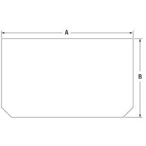 A-4684423 Glass, Front Windshield