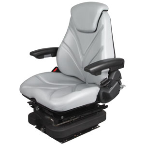 A-F20A5050 Seat, F20 Series w/ Isolator, Low Pro Air Suspension, Gray Vinyl