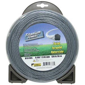 A-B151105 Titanium Power Trimmer Line, .105" twist
