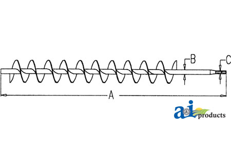 A-1308541C1 Auger, Grain Bed