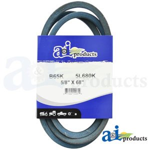A-B65K Aramid Blue V-Belt (5/8" X 68" )