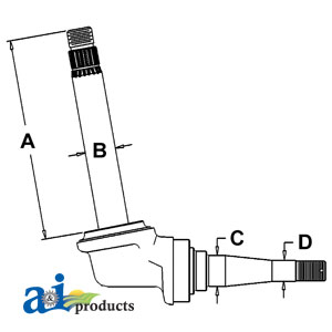 A-361845R92 Spindle (RH/LH)