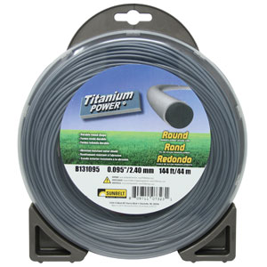 A-B131095 Titanium Power Trimmer Line, .095" round