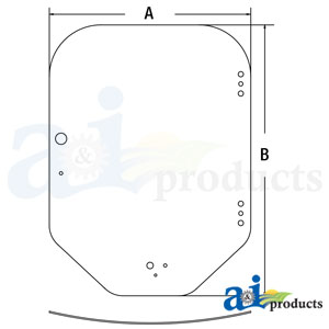 A-7120401 Glass, Windshield