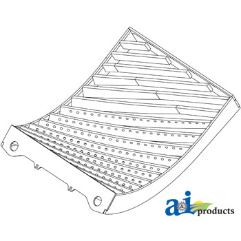 A-86976414HB Concave, (RH); Corn & Soybean; Helical Bar