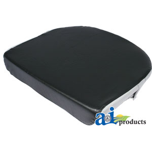 A-1690046M91-1 Canvas Base Seat Cushion, Strap-On, BLK