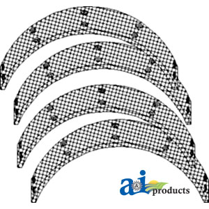 A-JT9170 Brake Lining Kit (Set of 4 w/ Rivets)