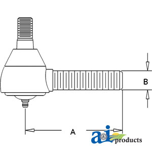A-AR63589 Tie Rod, Short Inner
