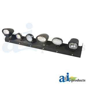 A-LTD6 Light Display Rack With AC Inverter, For Up To 6 Lights (Not Included), For 4' Wide Lozier Displays