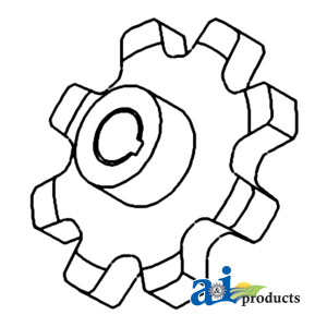 A-9863070 Sprocket, Return Grain Elevator, Upper