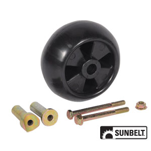 A-B1JD50 Deck Wheel, Kit, 5"X2.75", Smooth, Black