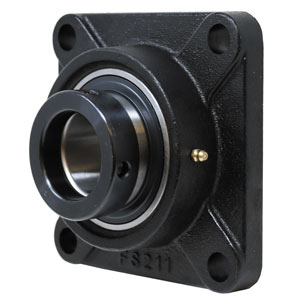 A-WGFZ32-I 4 Bolt Flanged Bearing W/ Lock Collar, Re-Lubricatable