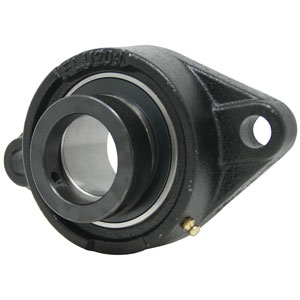 A-WGTZ28-I 2 Bolt Flanged Bearing W/ Lock Collar, Re-Lubricatable