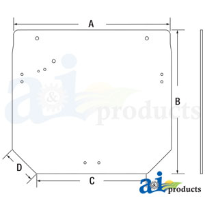A-R261272 GLASS; REAR WINDOW