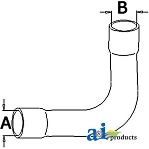 A-70276095 Radiator Hose, Upper
