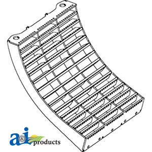 A-87612841 Concave (RH); Skip Wire, Ext. Wear, Corn/Bean