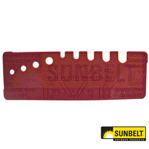 A-B1A010S Timber Ridge, Gauge Checker