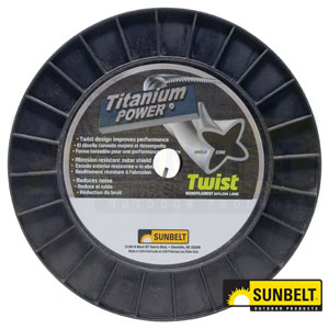 A-B153095 Titanium Power Trimmer Line, .095" twist