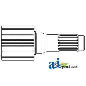 A-R43016 Pinion Shaft, 13 Teeth