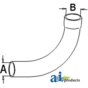 A-70262102 Radiator Hose, Upper
