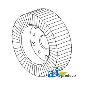 A-AC27 Wheel, 4" X 8" Tail Rim Assembly