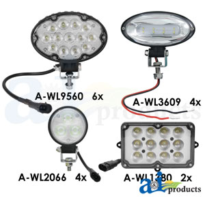 A-WL5579KT Light Kit, LED, 16 Lights