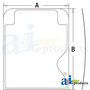 A-4664382 Glass, Upper Windshield