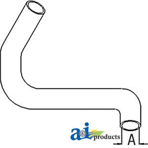A-K912039 Radiator Hose, Lower