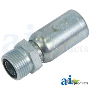 A-MF-06-08 (HC-MF) Male Seal Lok - Rigid - Straight (w/ O-Ring)