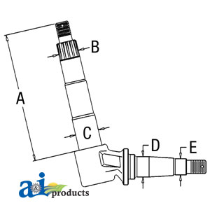 A-A57443 Spindle (RH/LH)