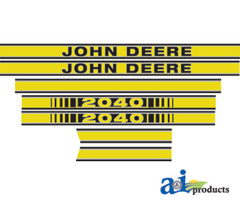 A-JD412 Hood Decal